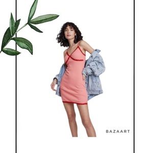 Wild Fable Pink and Red Cami Dress